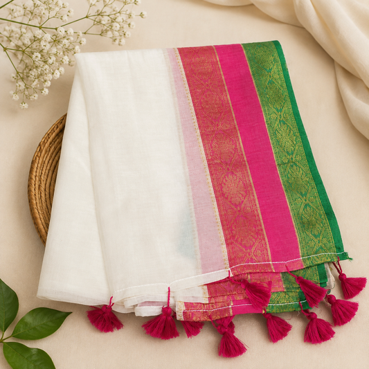 Mull Cotton Onam Sarees