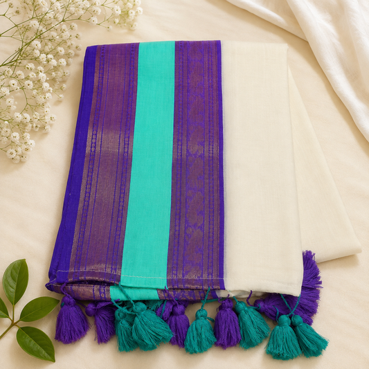Mull cotton saree 2