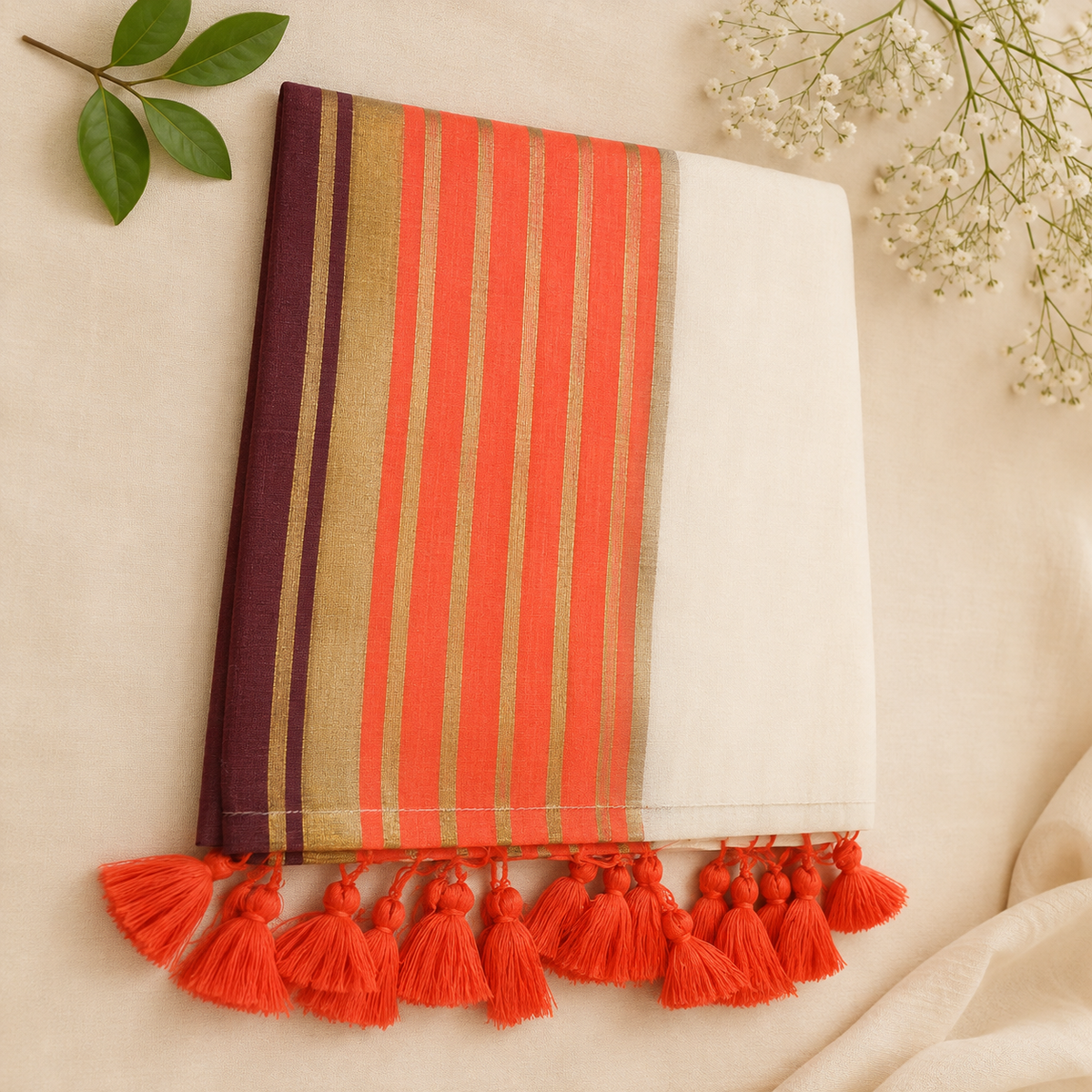 Mull cotton saree 3