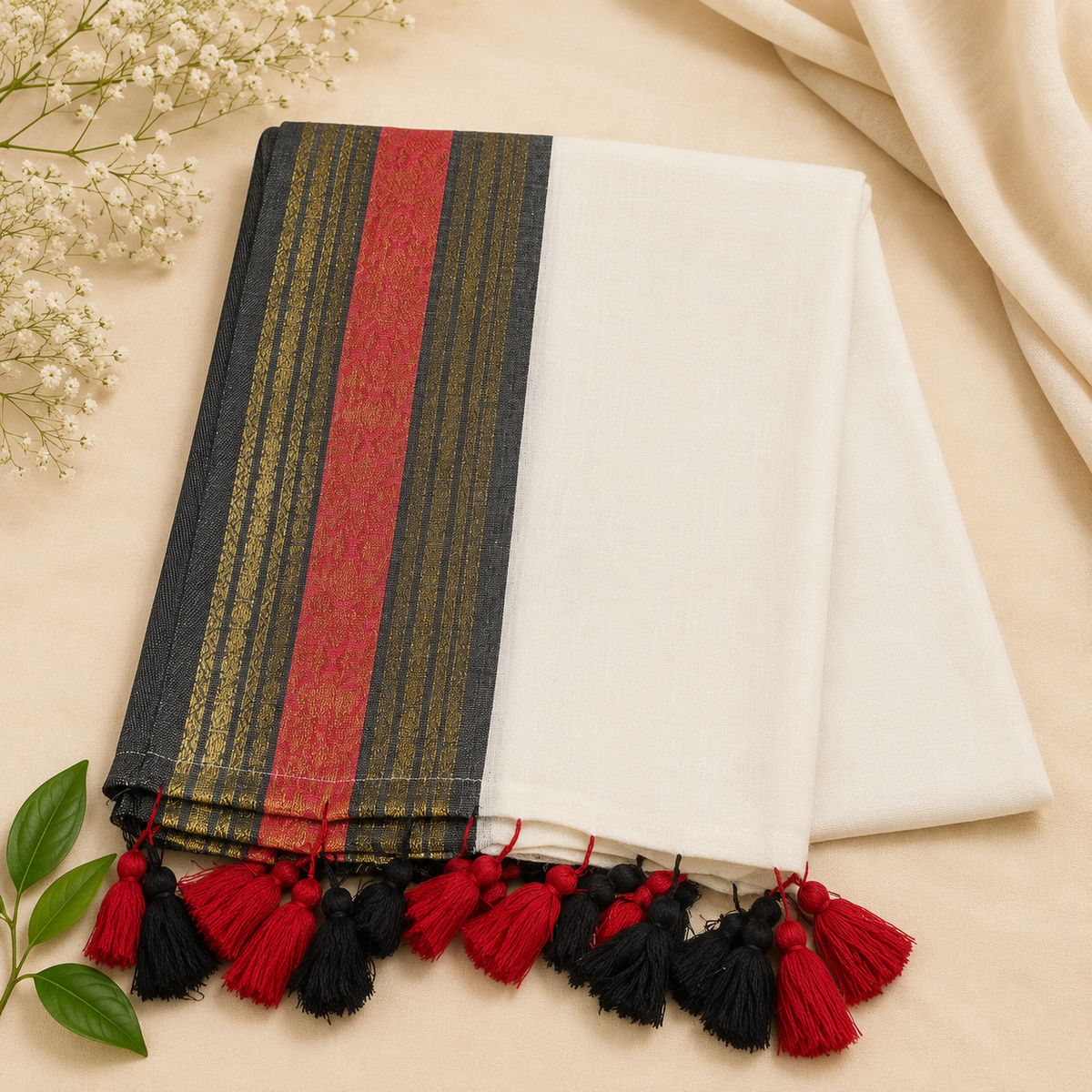 Mull cotton saree 4