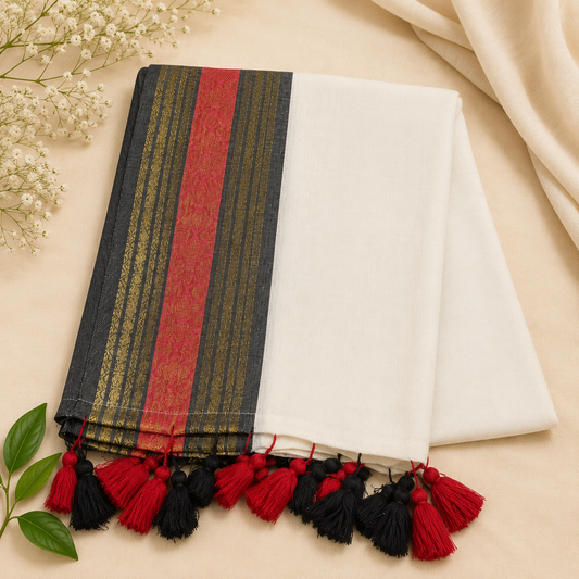 Mull cotton saree 4
