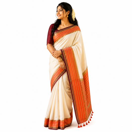 Mull cotton saree 3