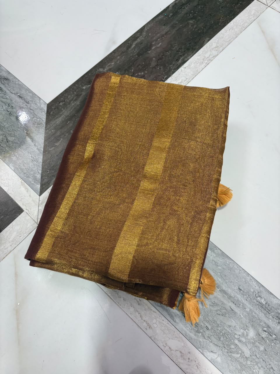 Mull cotton tissue sarees