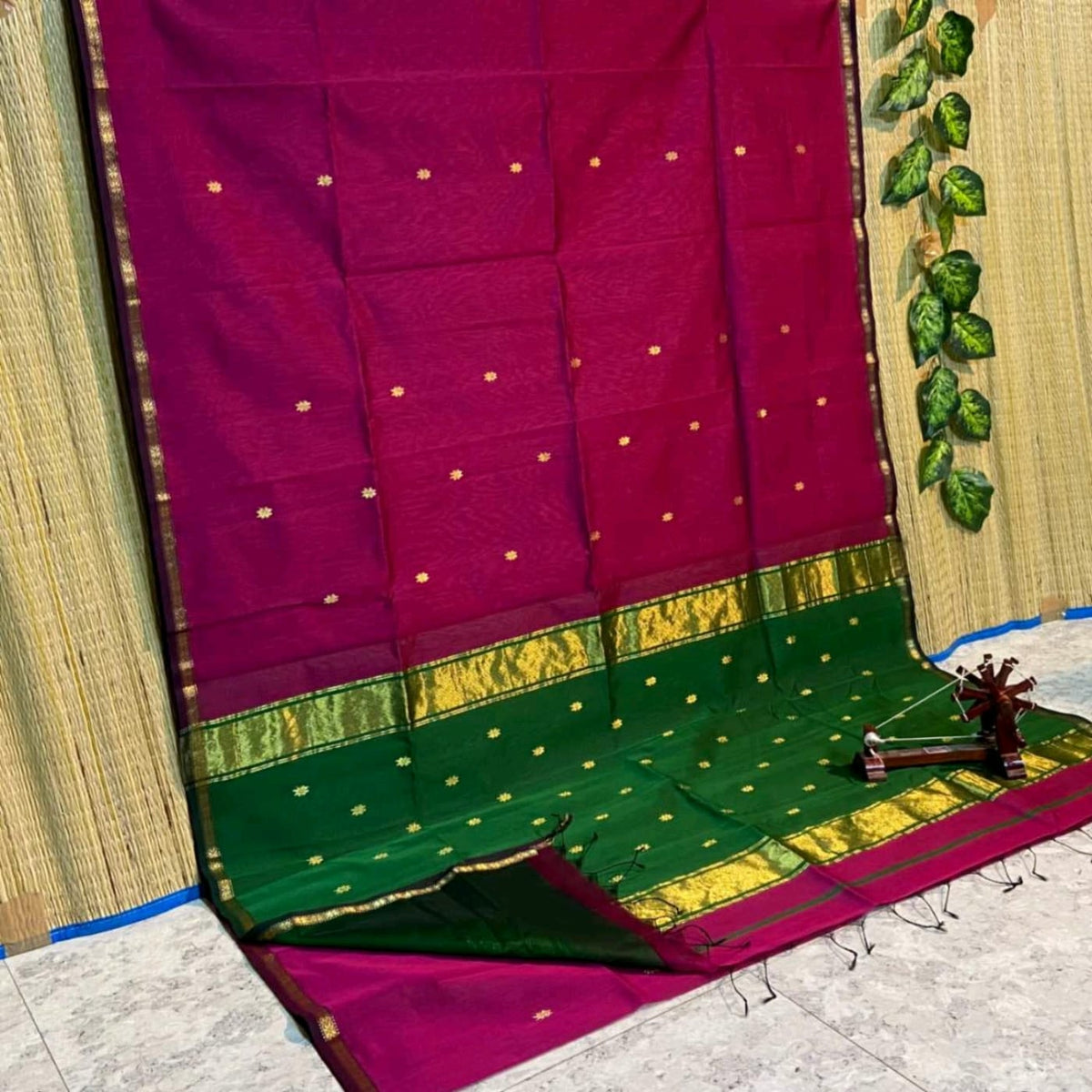 Maheshwari cotton silk sarees